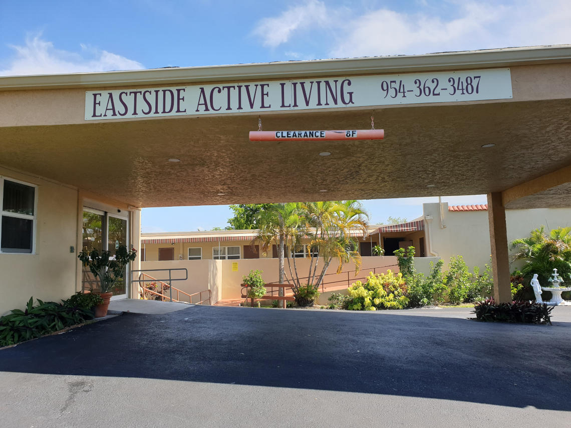 Senior Living Main Entrance